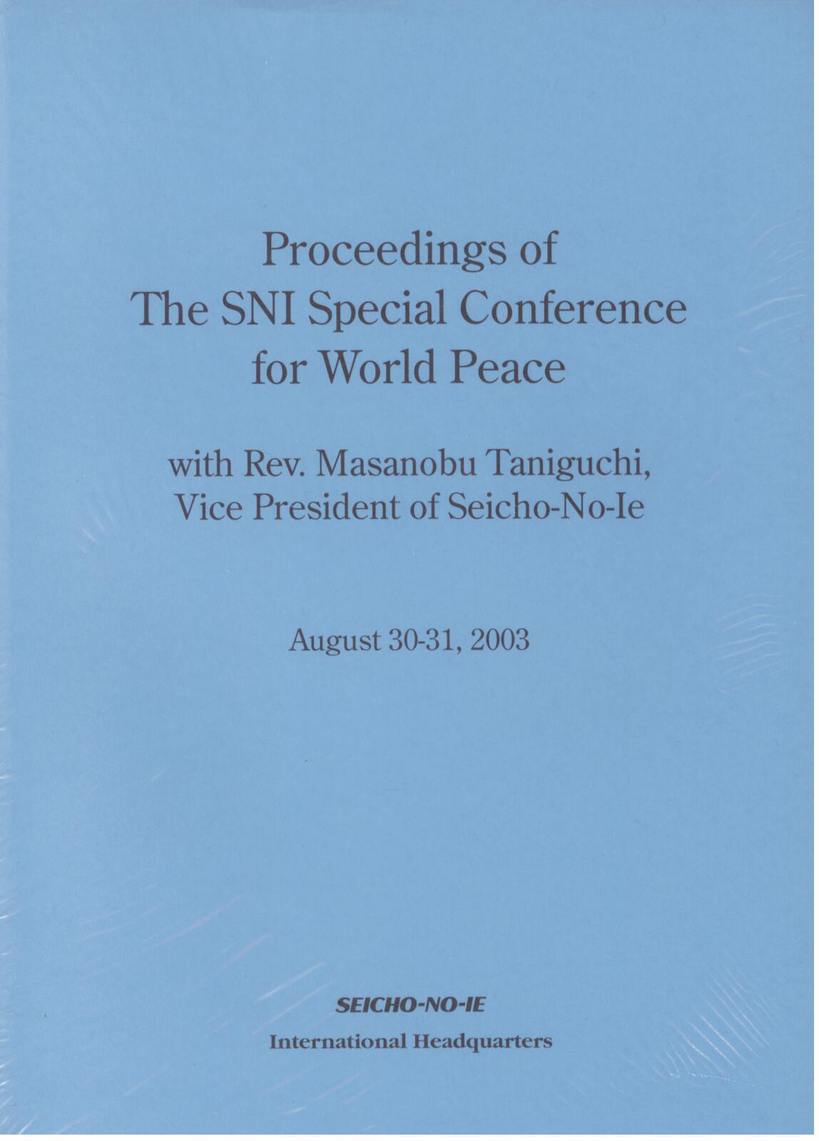 Proceedings 2003